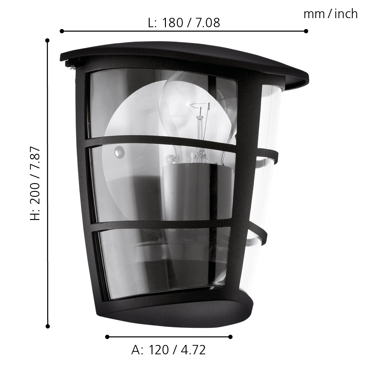 Aplica exterior EGLO ALORIA 93407 - imagine 5