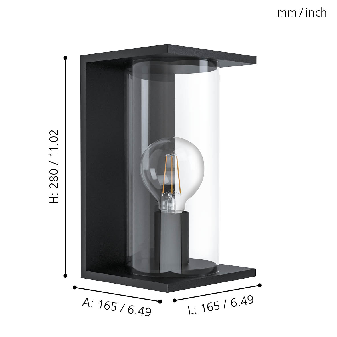Aplica exterior EGLO CASCINETTA 98713 - imagine 5