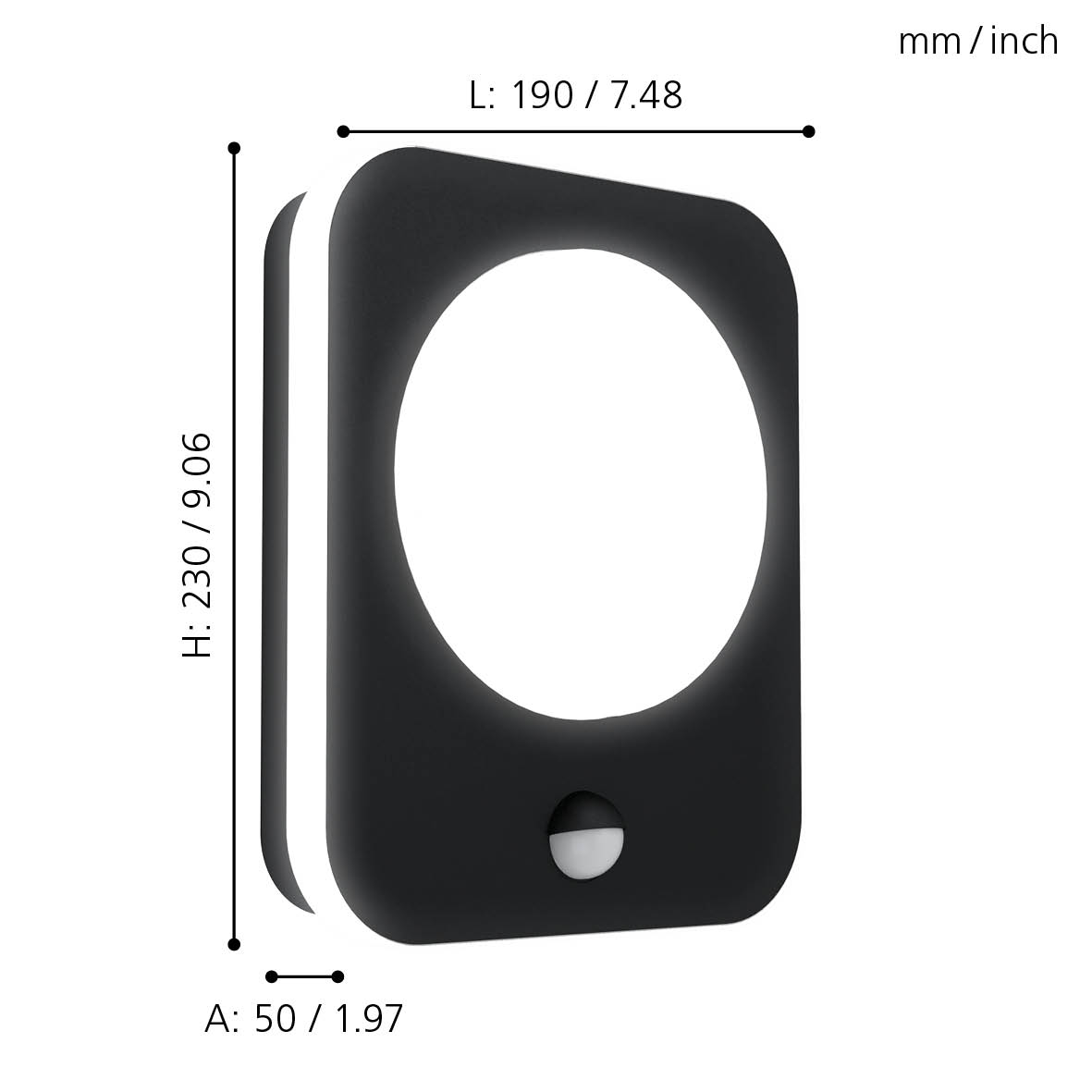Aplica Exterior EGLO MADRIZ 99584, LED 9W - imagine 5