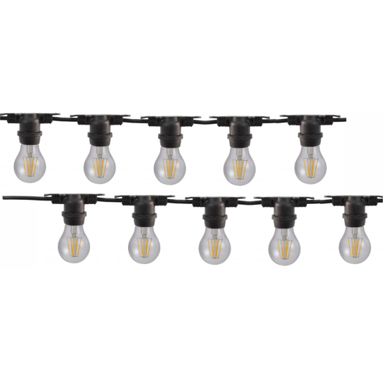 Ghirlanda luminoasa, 10m, interconectabil, E27, IP65, 10m