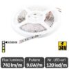 Bandă LED – SMD 9.6W/m CRI90 24V 120led/m rolă 5m rece/6500K