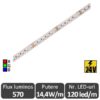 Banda LED - RGB 120led/m 14.4W/m IP20 24V, rolă 5m