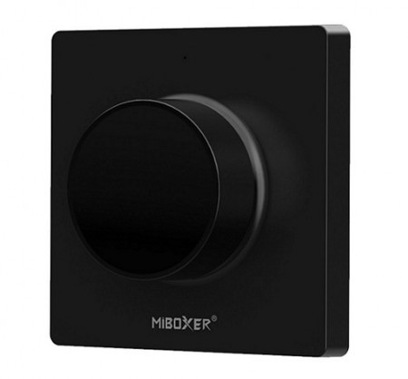 Dimmer Rotativ Monocolor/CCT Perete 1 zonă RF Alb sau Negru