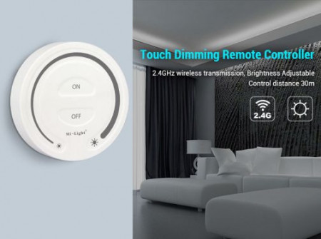 Alternative view of Telecomanda Monocolor Touch Smart Perete 1 zonă RF