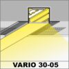 Profil LED încastrat VARIO 30-05, aluminiu anodizat, lungime 2m