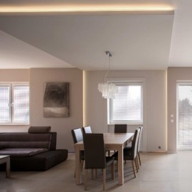 Profil LED aparent BEGTON 12, alb, lungime 2m - imagine 5