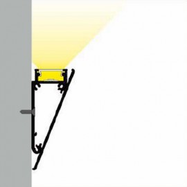 Profil LED aplicat WALLE 12, alb, lungime 2m - imagine 3