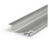 Profil LED încastrat FLAT 8, aluminiu anodizat, lungime 2m