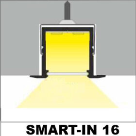 Profil LED Incastrat SMART-IN16, lungime 2m