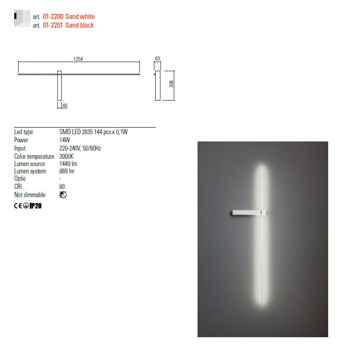 Alternative view of Pendul LED, din metal vopsit negru mat