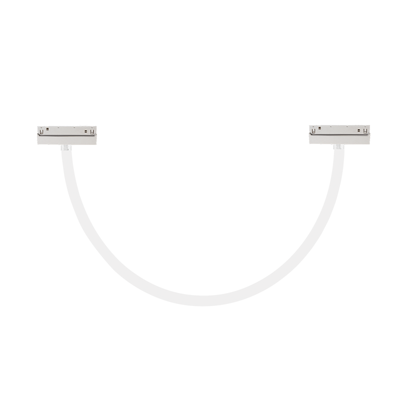 Furtun luminos șina magnetică 1550LM 360° 20W 3000/4000K Alb/Negru - Alb, Lumina neutra