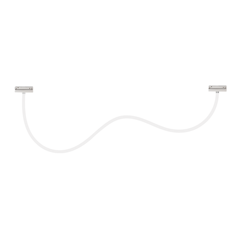 Furtun luminos șina magnetică COSMO 40W 3000/4000K Alb/Negru - Alb, Lumina calda