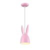 PENDUL BUNNY, 1ΧΕ27 ROZ METAL D12XH100CM