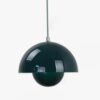 Lustra Pe Cablu NEGRU E27 maxim 60w/bec Metal Diametru23cm 9202/230MM BK