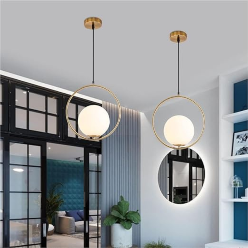 Alternative view of Pendul Glowy Sphere auriu E27X1 max 60W DF102/1