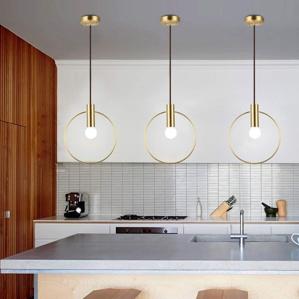 Pendul Modern 1X E14 GOLD-Cablu Ajustabil DF105/1 - imagine 2