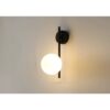 Aplica Perete 1 X E14 Max 60W Glob Mat Alb BD626/1 BK