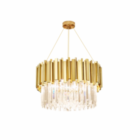 Candelabru De Cristal GOLD 7xE14/40W/230V 6924/500 GD