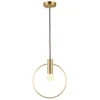 Pendul Modern 1X E14 GOLD-Cablu Ajustabil DF105/1