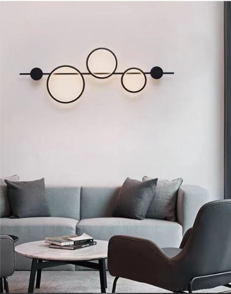 Alternative view of Aplica LED 106CM 76W Negru 3 Tipuri De Lumina 9211 BK