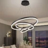 Lustra LED Ring 3 Maro, cu Telecomanda,3 Tipuri de lumina, 600mm