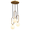 LUSTRA Nordic Luxury Glob Alb, E27 x 3