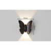 Aplica De Perete 207 BK In Forma De Fluture Negru 6W Lumina Calda IP65