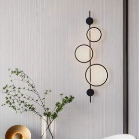 Aplica LED 106CM 76W Negru 3 Tipuri De Lumina 9211 BK