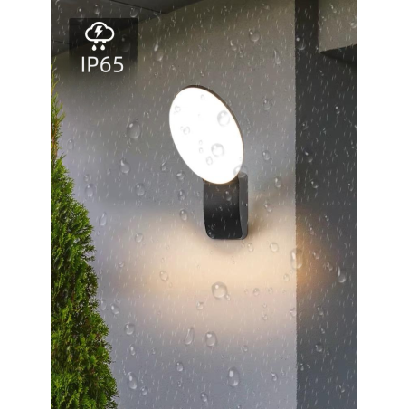 Alternative view of Aplica LED Exterior, Negru ,12W 3000k 1200lm HL 9961