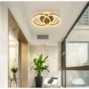 Plafoniera LED Gold Cu Telecomanda, lumina/rece/calda/neutra intensitate reglabila C 23024/2 GD
