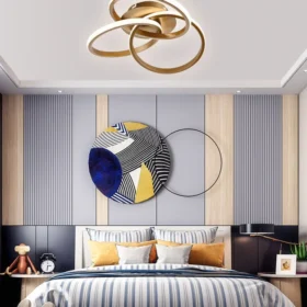 Plafoniera LED 3 Ring cu Telecomanda, 3 Tipuri de Lumina