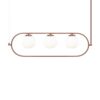 Suspensie Maytoni Erich, 3xE14, metal auriu, sticla alba MOD221PL-03BS