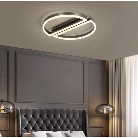 Lustra LED Rotund Maro cu Telecomanda wifi 52cm lumina/rece/calda/neutra intensitate reglabila 5199/500 CF