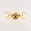 Aplica De Tavan Perete Glob Sticla Transparent E27x2 MX903/2