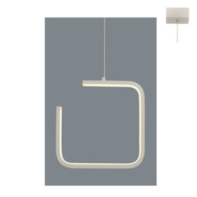 Pendul suspendat V27LEDP22WH 8W