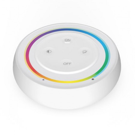 Alternative view of Telecomanda RGB+CCT Touch monozonă rotundă alba sau neagră RF