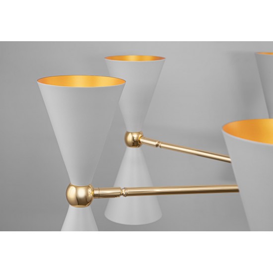 Alternative view of Lustra Maytoni Vesper, Alb, MOD108PL-14WG