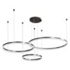Lustra LED 3 cercuri si telecomanda