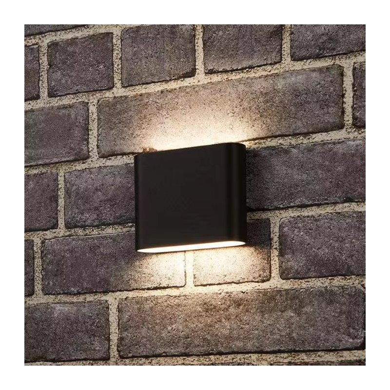 Alternative view of Aplica LED Exterior 6W Negru 3000K