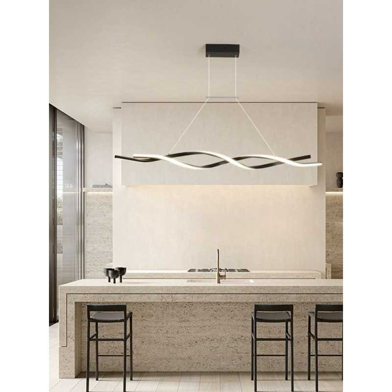 Alternative view of Lustra LED 60W Minimalist cu Telecomanda