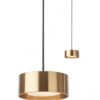 Pendul LED, structură din metal finisat alamă
