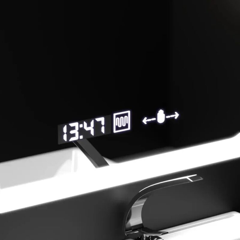 Alternative view of Oglinda LED Touch, Dezaburire Ceas 60x80cm DVB-D042