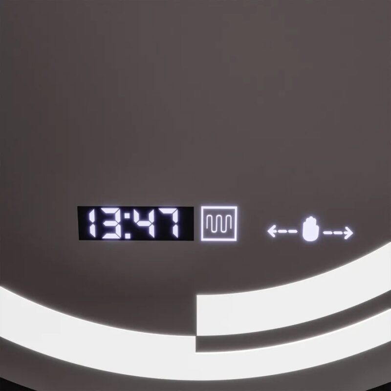 Alternative view of Oglinda LED Senzor, Dezaburire, Ceas 60x60 DVB-D026