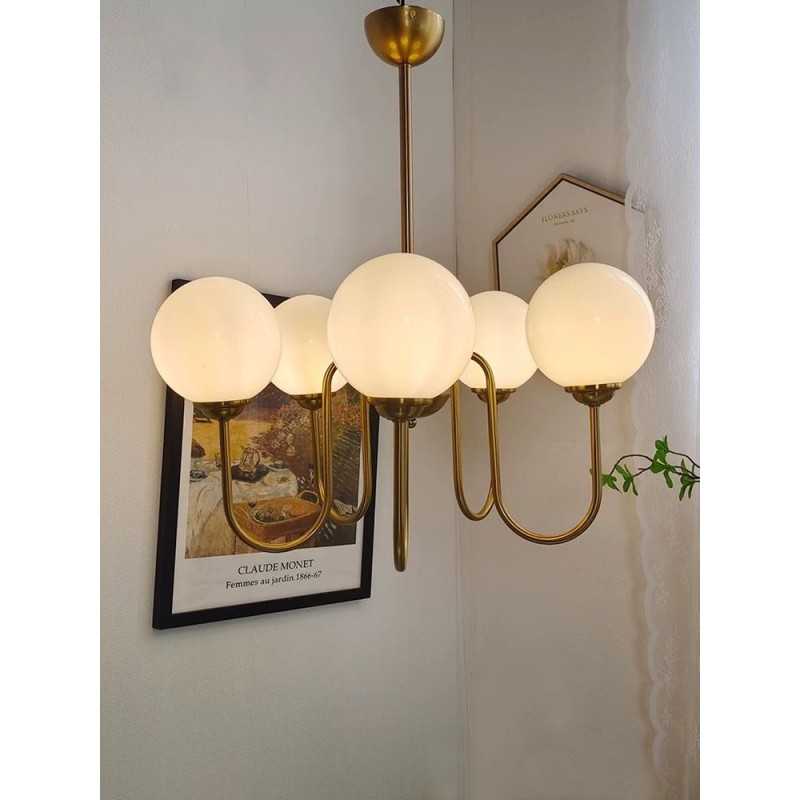 Alternative view of Candelabru Clasic France Sticla Mat E27x5
