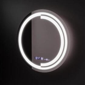 Oglinda LED Senzor, Dezaburire, Ceas 60x60 DVB-D026