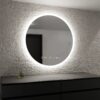 Oglinda LED Senzor, Dezaburire si Ceas 60x60cm DVB-D030/6