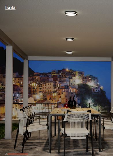 Alternative view of Plafonieră Redo LED 24W 3000 – 6500K Gri 90286