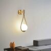 Aplica Auriu Drop De Perete E14