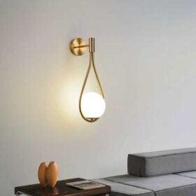 Aplica Auriu Drop De Perete E14