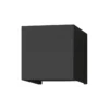 Aplica Redo Amplitude, negru mat, LED, 7W, 3000K, 01-2809